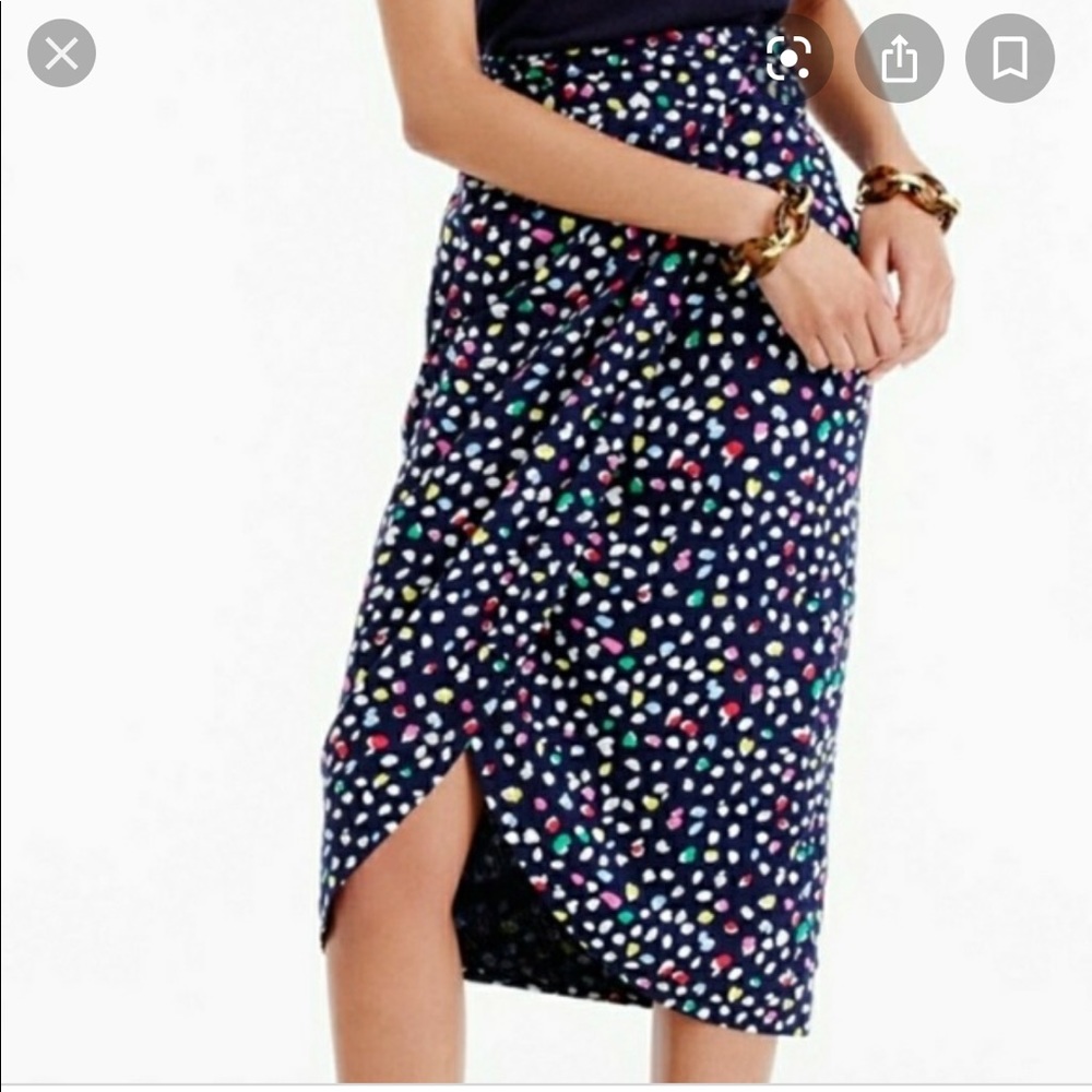 High waist tulip skirt JCrew